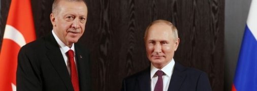 Реджеп Тайип Эрдоган и диктатор путин