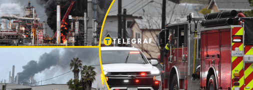 Взрыв на НПЗ в Калифорнии