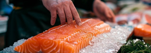 Якщо ви не впевнені в якості червоної риби, то краще її не купувати (фото створене з допомогою ШІ)