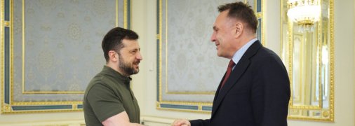 Володимир Зеленський та Торе Оншуус Сандвік