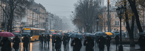 Погода у першій декаді жовтня буде дощовою та похмурою