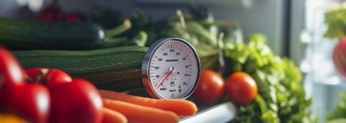 Правильная температура в холодильнике обеспечит его качественную работу (изображение создано с помощью ИИ)