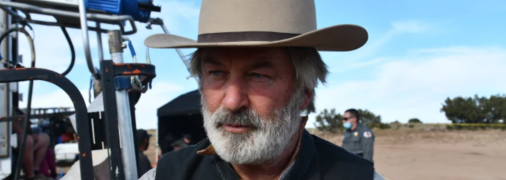 Болдуїн на знімальному майданчику "Іржі"