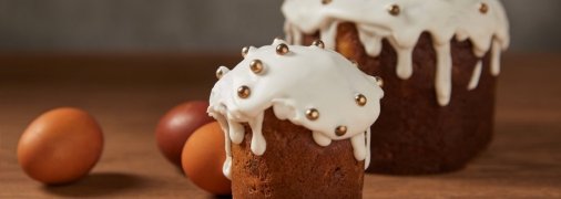 Бездрожжевая паска с бананами