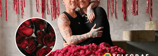 Олег Машуковский вместе с женихом