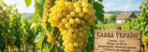 Чому варто посадити сорт винограду "Слава Україні"