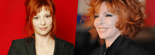 Милен Фармер в молодости и сейчас