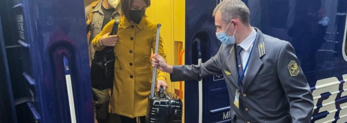 Глава німецького МЗС спецпотягом прибула до столиці