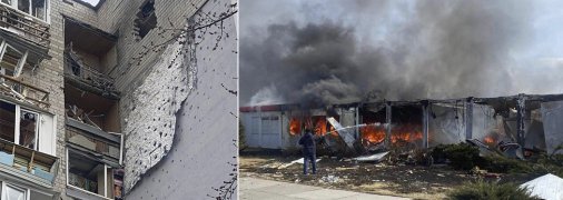 Буча после вражеского обстрела