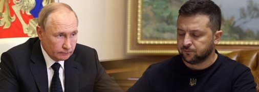 володимир путін і Володимир Зеленський