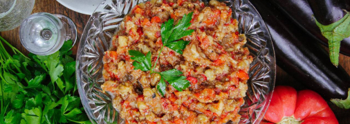 Смачна баклажанна ікра з грилю