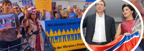 В Берлине протестовали напротив оперы