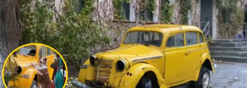 Желтый Москвич в Одессе