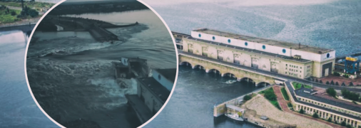 Если дамбы на станции больше нет, несколько населенных пунктов Херсонщины — под угрозой