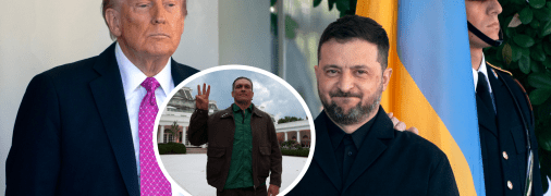 Дональд Трамп, Володимир Зеленський та Олександр Усик