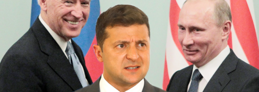 Джо Байден, Владимир Зеленский, Владимир Путин