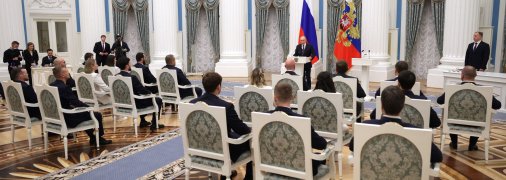 Володимир Путін виступив перед російськими боксерами