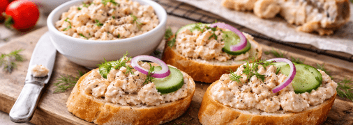 Намазка из хребтов красной рыбы