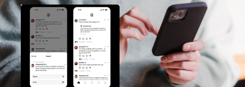 Лента напоминает Twitter
