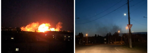 Взрывы в Ясиноватой