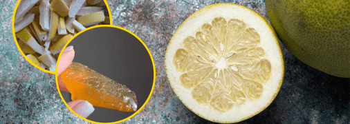 Цукаты из кожуры помело