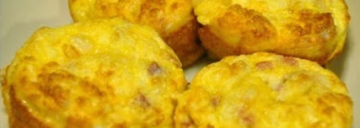 Яичные маффины с беконом
