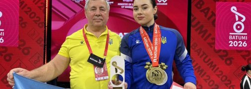 Ірина Домбровська з тренером