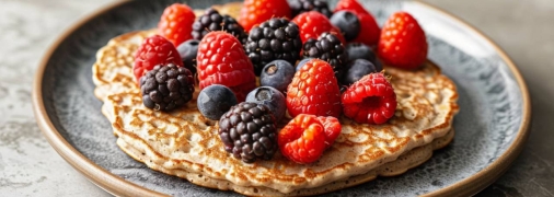 Овсяный блин – отличный вариант завтрака (изображение создано с помощью ИИ)