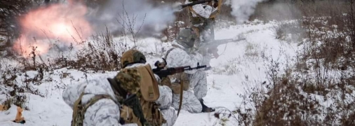 Украинские военнослужащие быстро перестраиваются под зимние условия на фронте