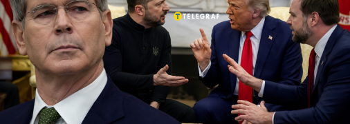 Скотт Бессент, Владимир Зеленский, Дональд Трамп и Джей Ди Вэнс