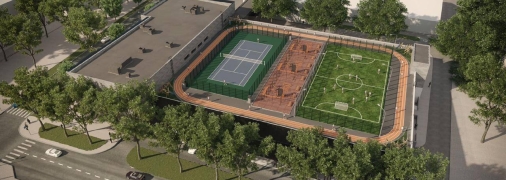 Так должны были выглядеть спортивные зоны на Гавела, 2