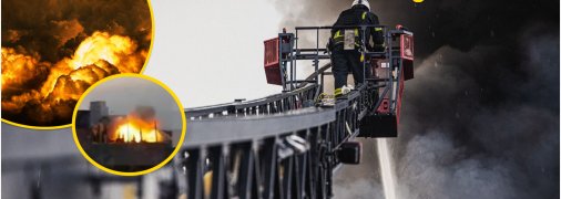 З'явилися перші кадри влучань у низці міст