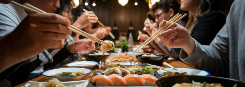 Короткий гайд з етикету паличок для їжі