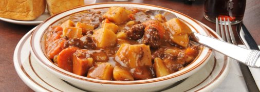 Тушеный картофель с мясом