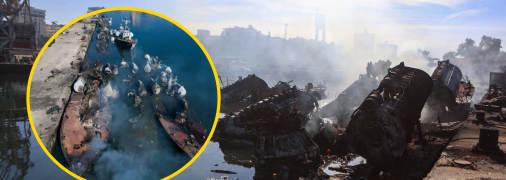 Наслідки атаки на порт у Латакії