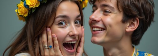 Українка сміється