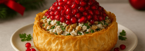 Салат "Шапка Санты"