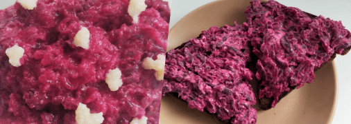 Салат-намазка из свеклы и икры