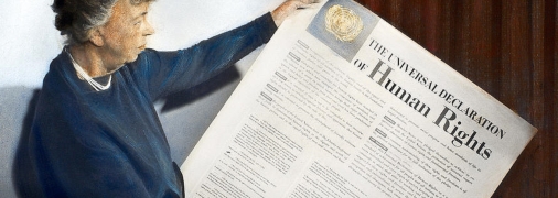 Редакционный комитет при создании Декларации возглавляла Элеонора Рузвельт