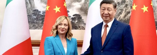 Джорджа Мелоні і Сі Цзіньпін