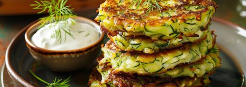 Оладки з кабачків стануть чудовим варіантом перекусу (зображення створено за допомогою ШІ)