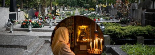 Поминальні дні на кладовищі