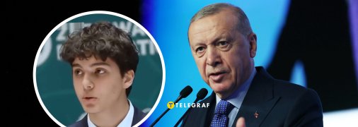 Реджеп Эрдоган и его внук Омер