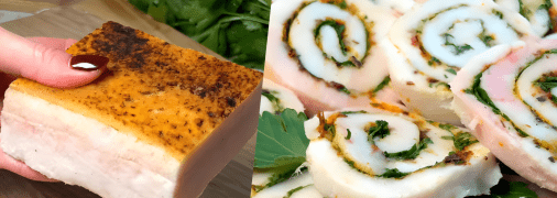 Рулет із сала