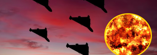 Россияне атаковали Киев вечером 25 октября