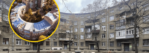 Будинок колишнього ДБК "Комунар" у вигляді підкови