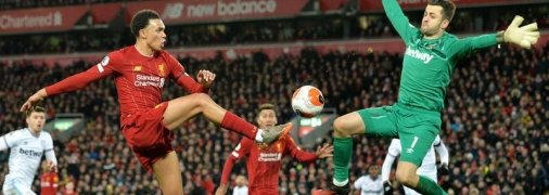 Ливерпуль "перестрелял" Вест Хэм в АПЛ (Фото, Видео)