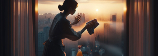 Лучше мыть окна утром