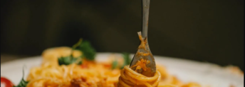 Паста со вчерашним шашлыком