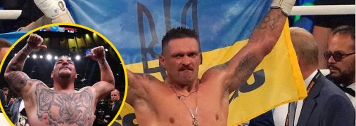 Энди Руис и Александр Усик